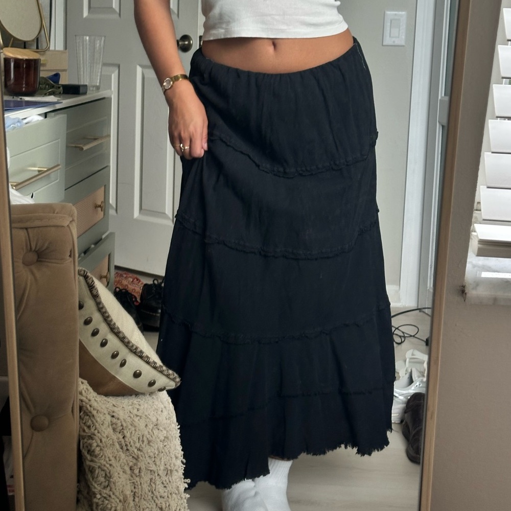 Black Maxi Skirt